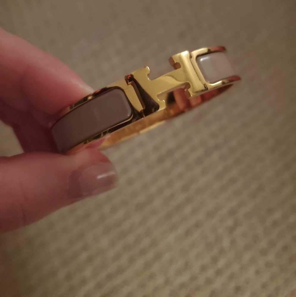 Hermes Clic Clac narrow bracelet